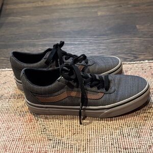 Boys Vans Charcoal and Chestnut Sneakers
